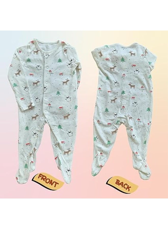 MINIIMODZ MINII MODZ Unisex Penguin One-Piece Rompers | Jumpsuit | Soft Cotton Onesie with Snap Closure | Cute Footies for Boys & Girls - Image 2
